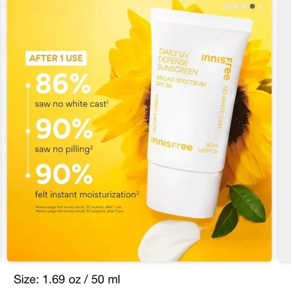 Innisfree 👑HP👑Daily UV Defense Sunscreen - Picture 1 of 5